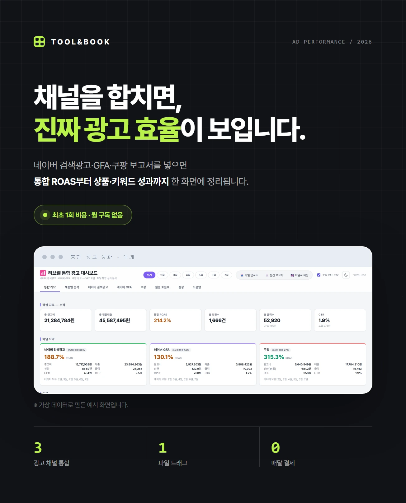 광고 대시보드 · 상세페이지 미리보기