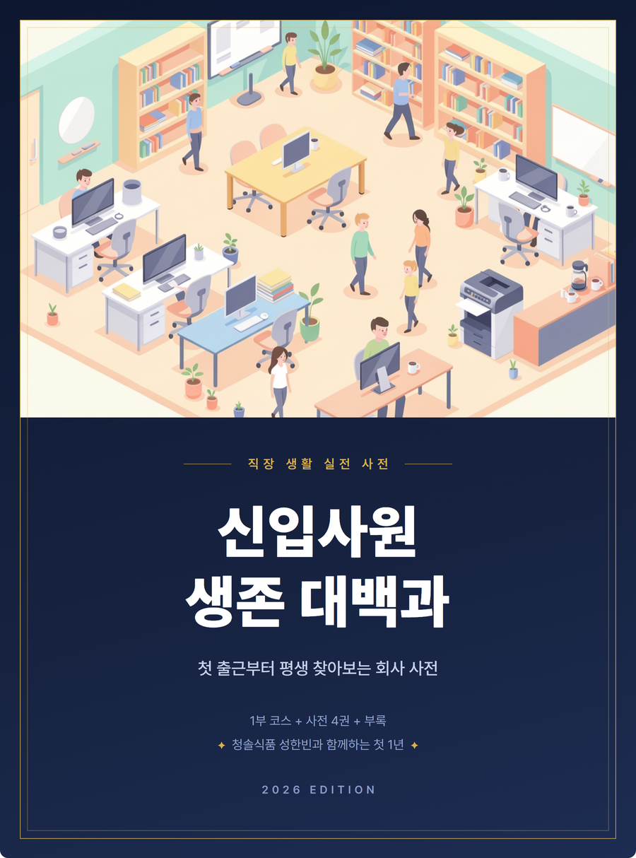 신입사원 생존 대백과 표지
